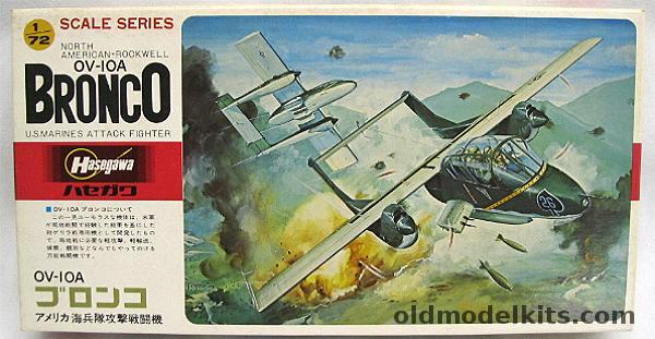 Hasegawa 1/72 OV-10A Bronco - Marines 6th Obs Sq / 267th Light Helicopter Sq., JS022-300 plastic model kit